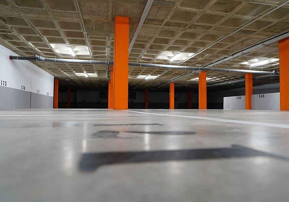 Un parking de Salamanca.