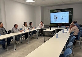 Momento de la reunión de la Plataforma Pecuaria Bovina.