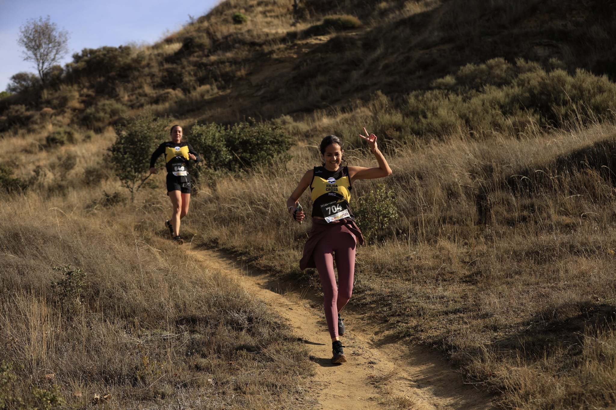 Isaac Hernández y Verónica Sánchez, vencedores de la primera jornada de la Liga de Cross Cabrerizos