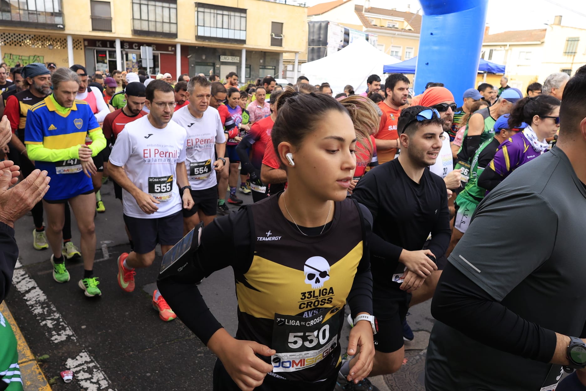 Isaac Hernández y Verónica Sánchez, vencedores de la primera jornada de la Liga de Cross Cabrerizos