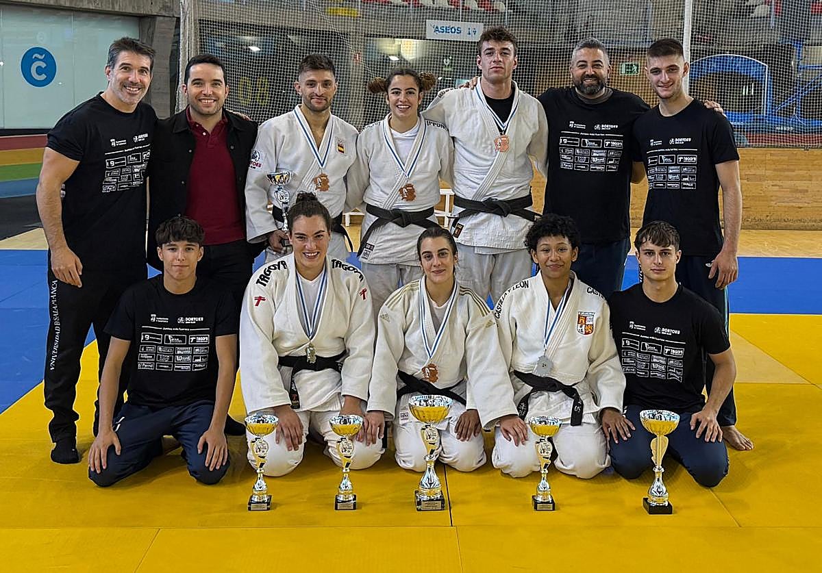 El conjunto salmantino brilló con luz propia al conseguir la clasificación de cinco judokas para la fase final, un resultado sin precedentes en la historia del club.