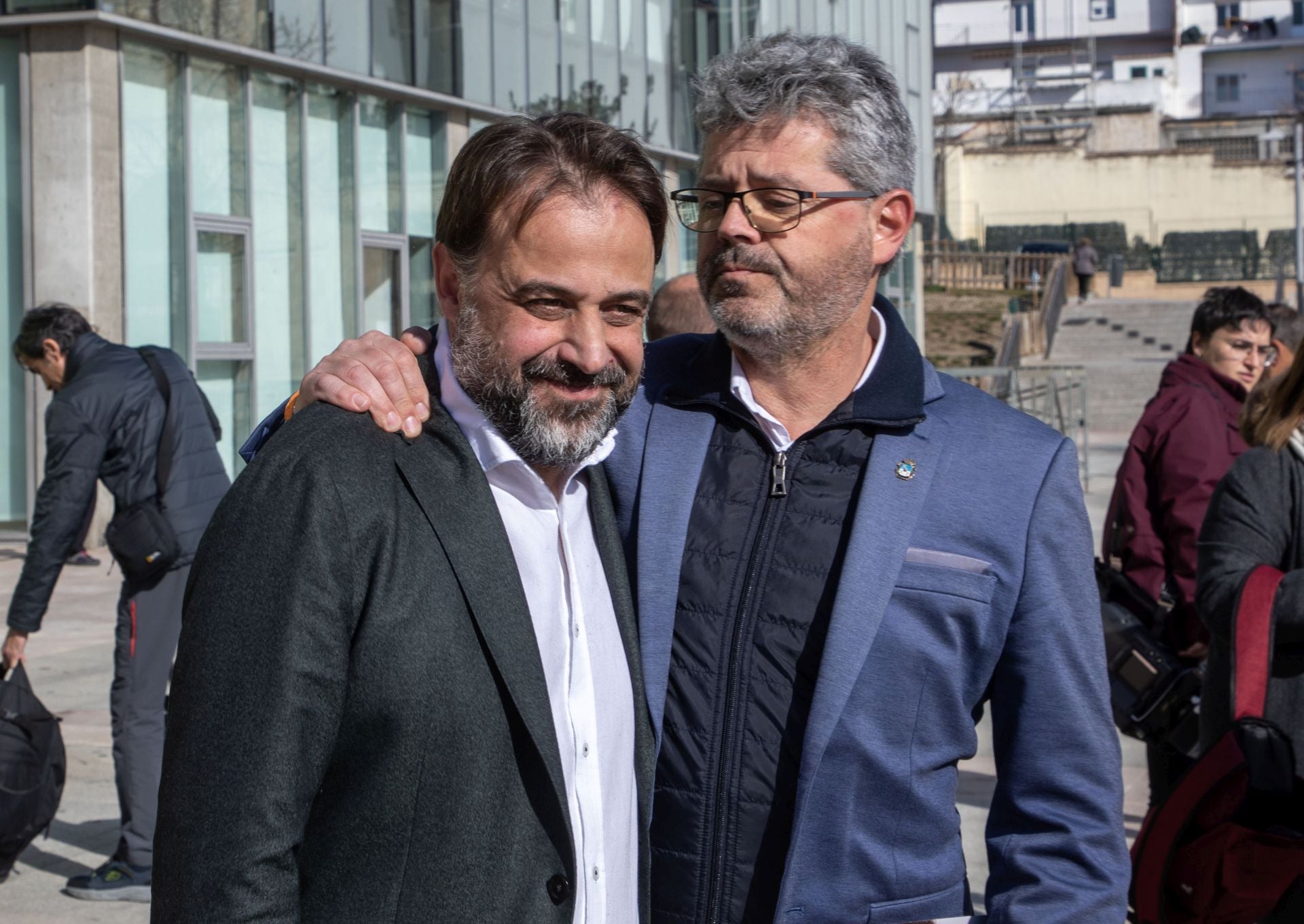 Fernando Castaño y Manuel Hernández, nuevo y antiguo coordinador provincial de Ciudadanos.