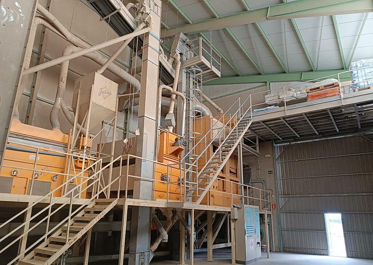 Imagen secundaria 1 - La línea Salamanca-Portugal estrena en un pueblo un puerto seco capaz de mover trenes de 750 metros llenos de cereal