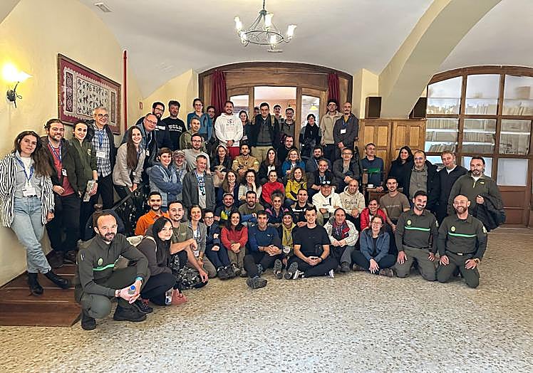 Expertos asistentes al XI Congreso internacional de la 'Red Temática Internacional sobre Incendios Forestales' celebrado en la USAL.