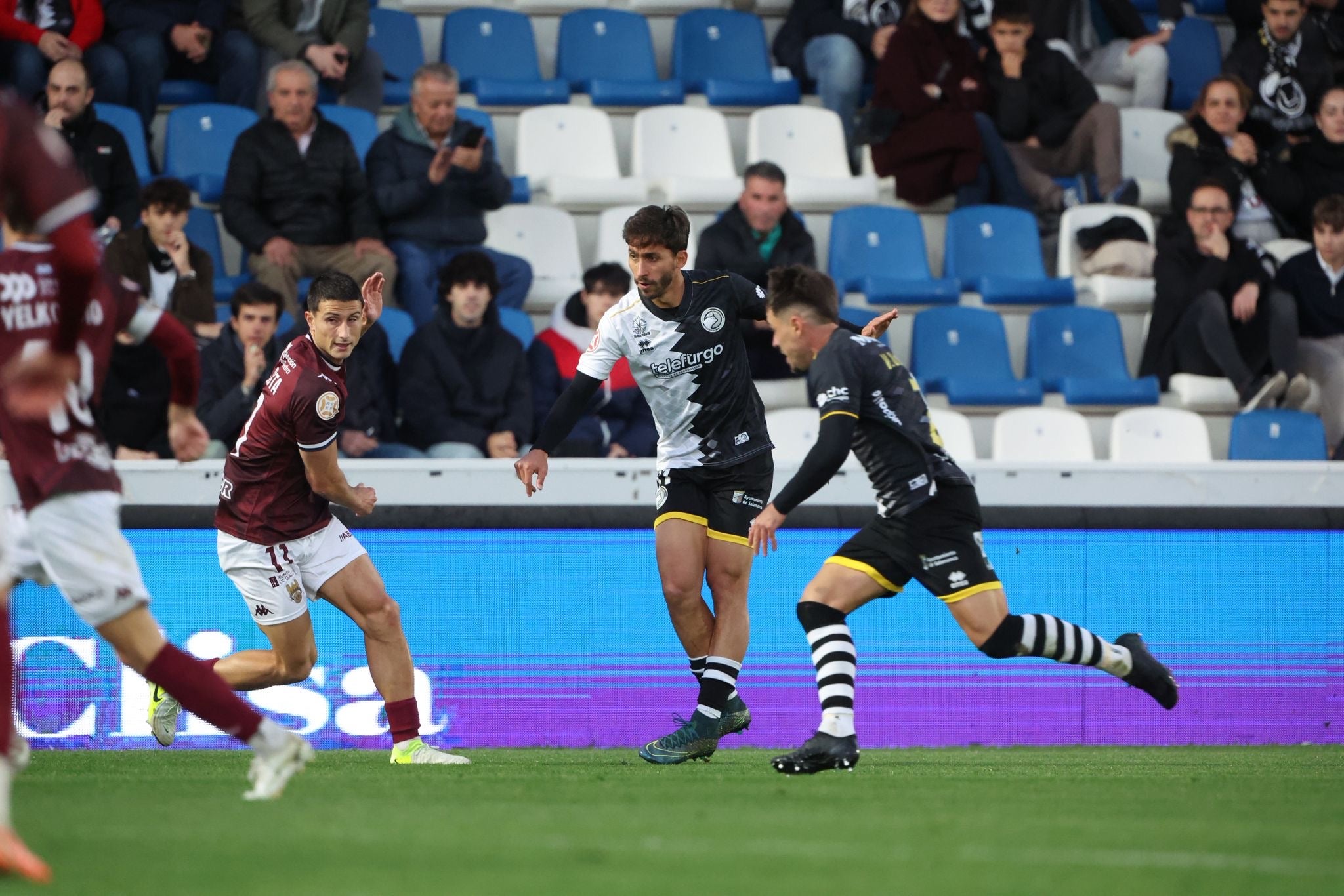 El partido entre Unionistas y Pontevedra, en imágenes