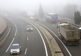 Un tramo de la A-62 entre Valladolid y Salamanca.