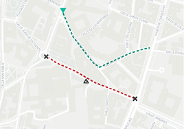 Los cambios en dos calles de Salamanca que anticipan el importante cierre del tráfico en el centro