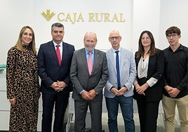 De izquierda a derecha: María Teresa Sagrado, José Ignacio Juez, Ernesto Moronta, Casimiro Martín, María Teresa Sánchez y Fabio Barreto.