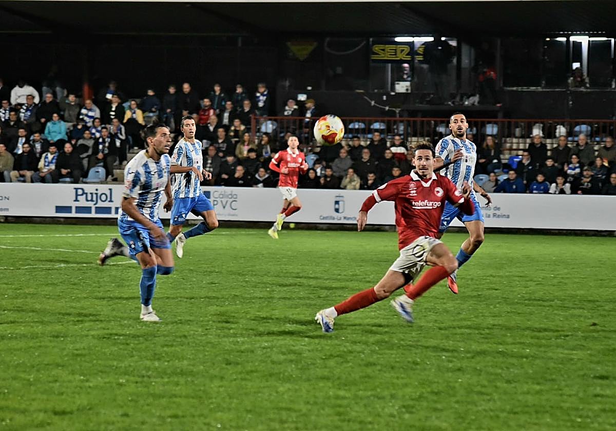 Aarón Piñán, durante el partido