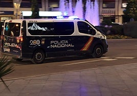 Imagen de recurso de un furgón de la Policía Nacional.