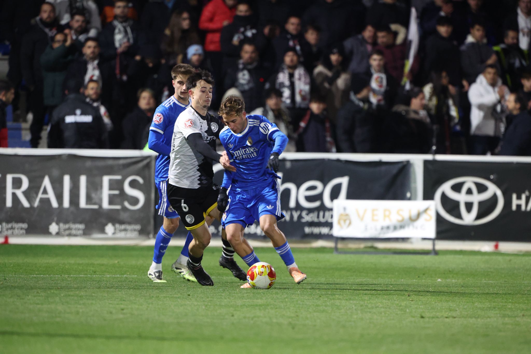 El partido entre Unionistas y el Real Madrid Castilla, en imágenes