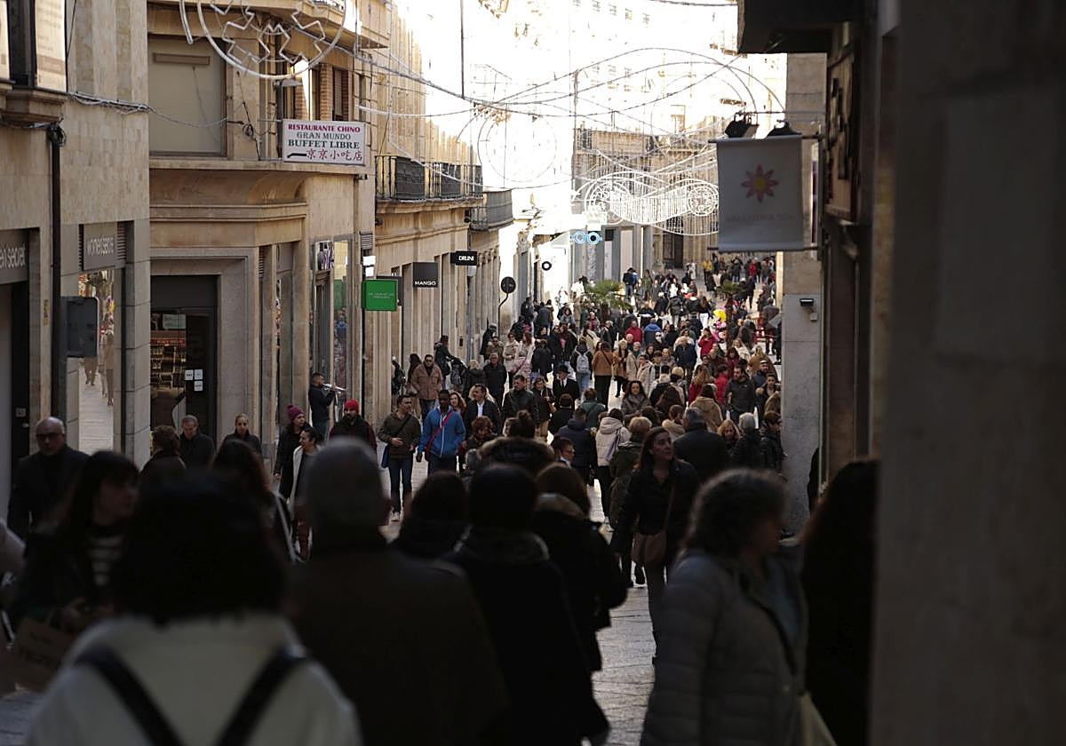 La calle Toro en un 'Black Friday' anterior.
