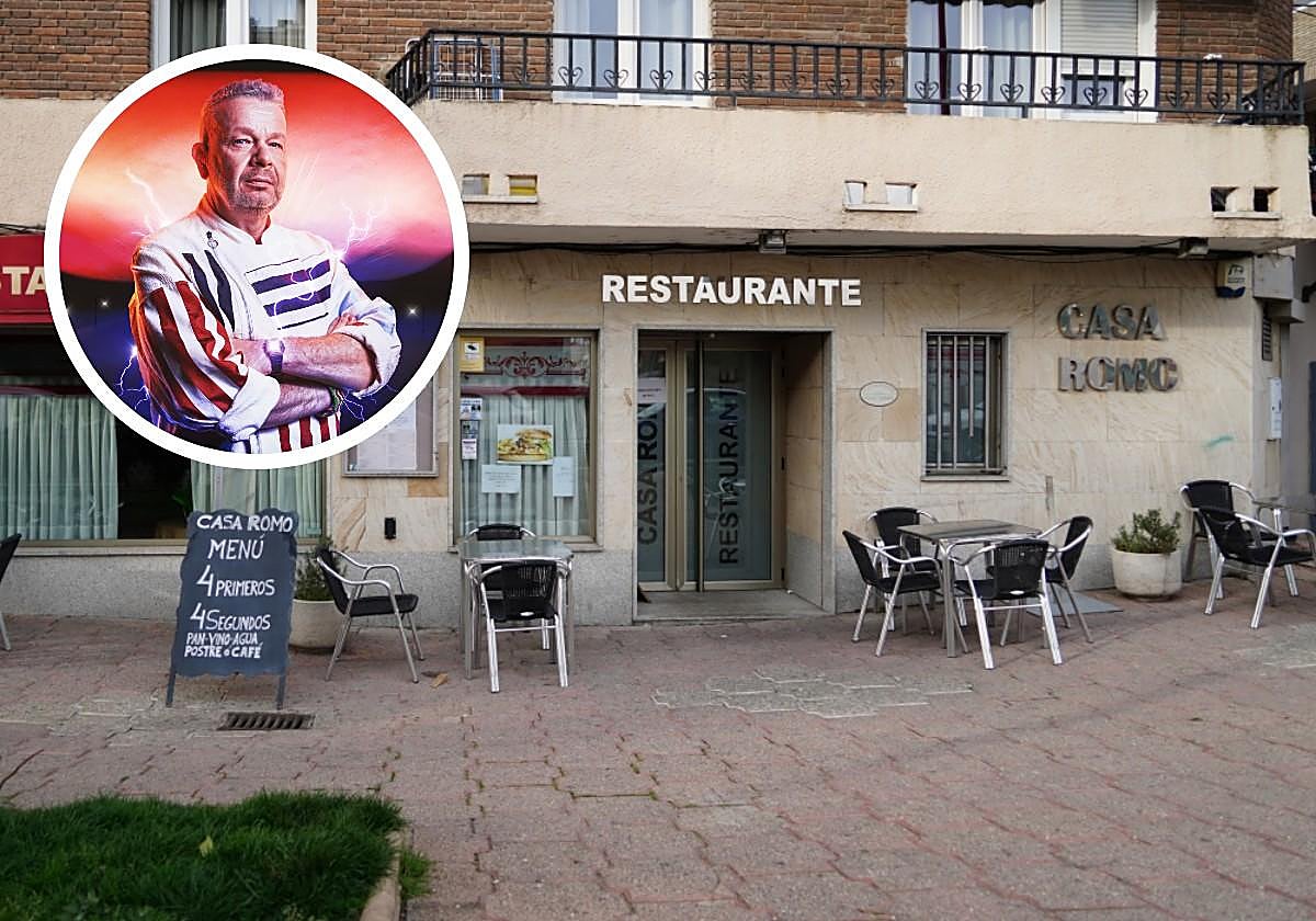 'Casa Romo' en Santa Marta, el restaurante ganador. En el círculo, Alberto Chicote.