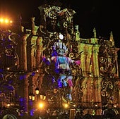 El astronauta de la primera proyección de la Plaza Mayor