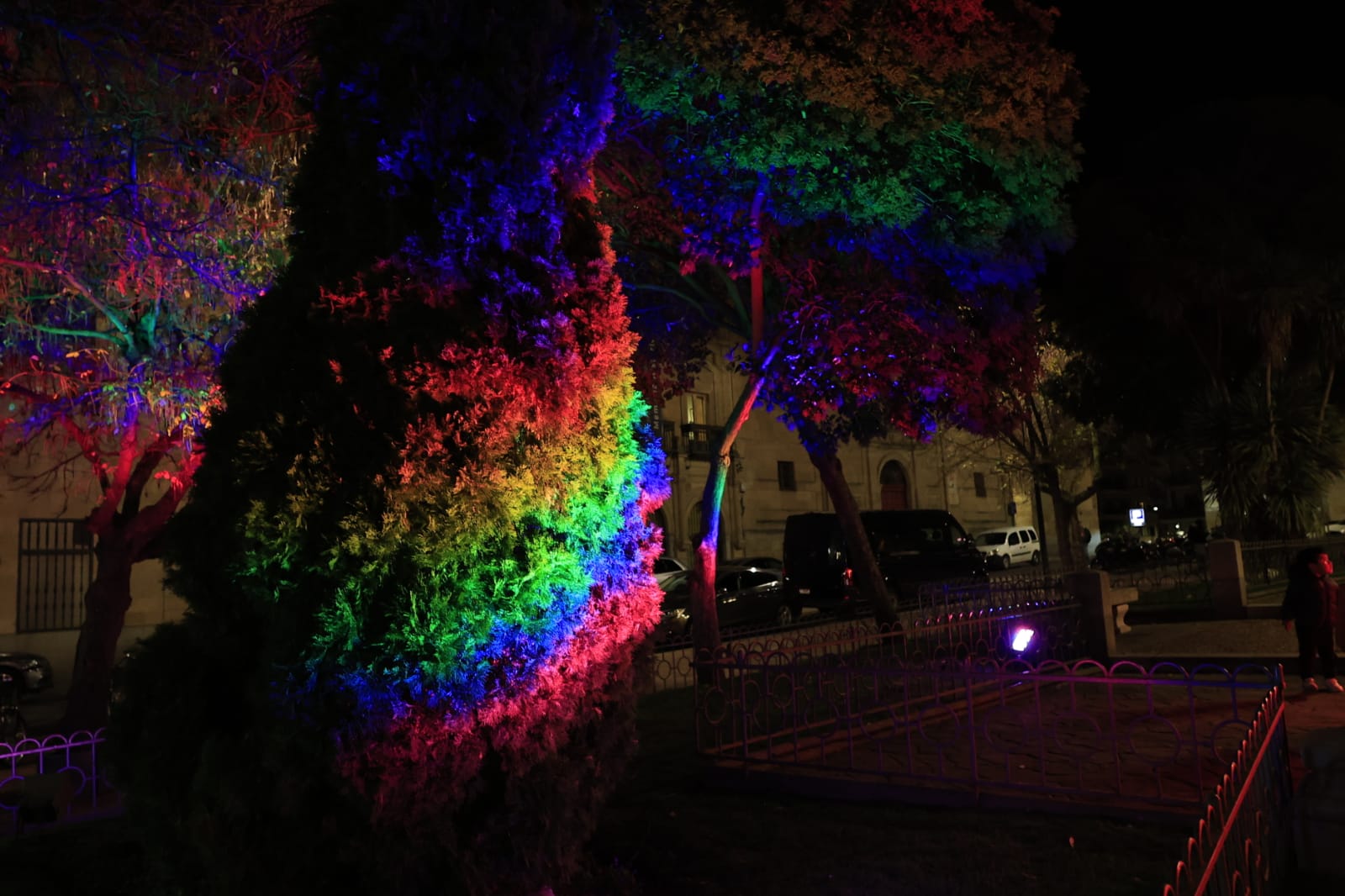 La Navidad ya deslumbra en Salamanca con luces, árbol y videomapping
