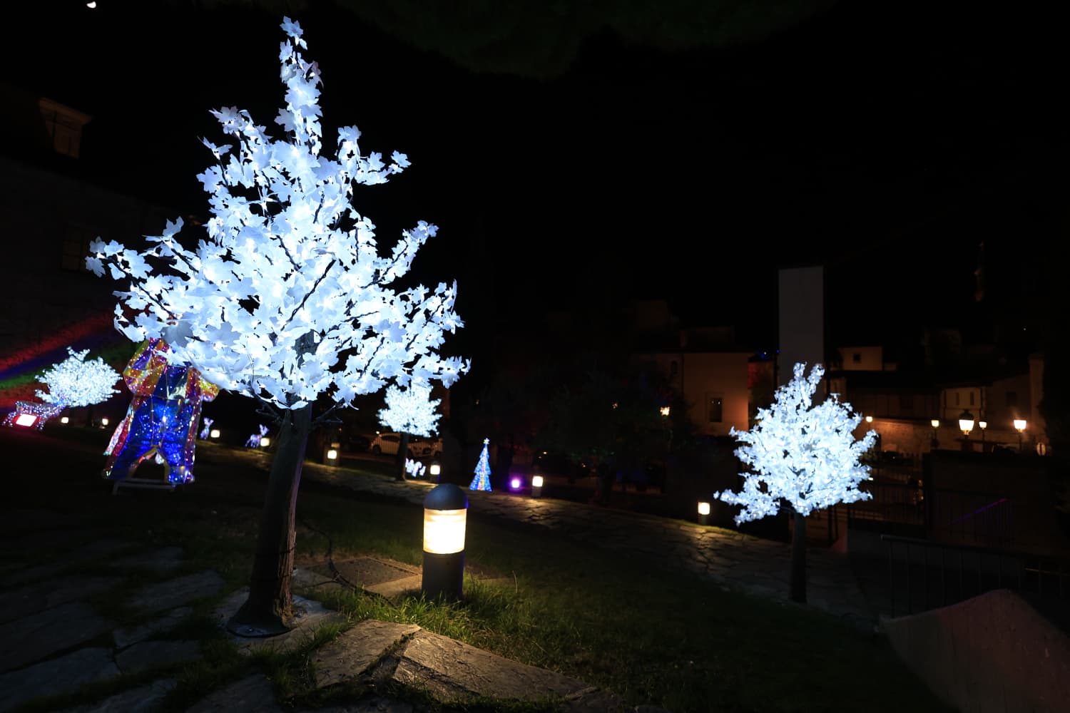 La Navidad ya deslumbra en Salamanca con luces, árbol y videomapping