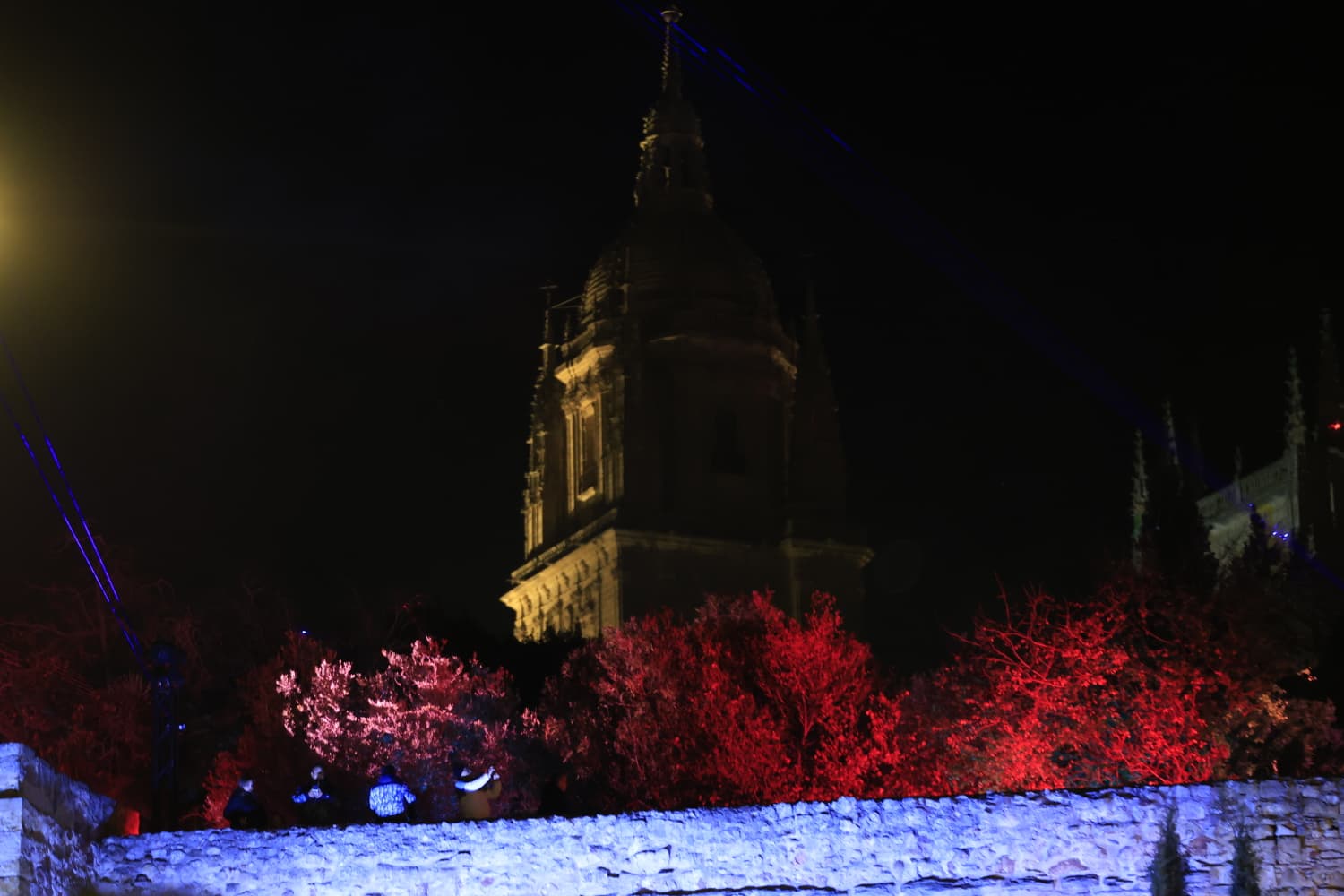 La Navidad ya deslumbra en Salamanca con luces, árbol y videomapping