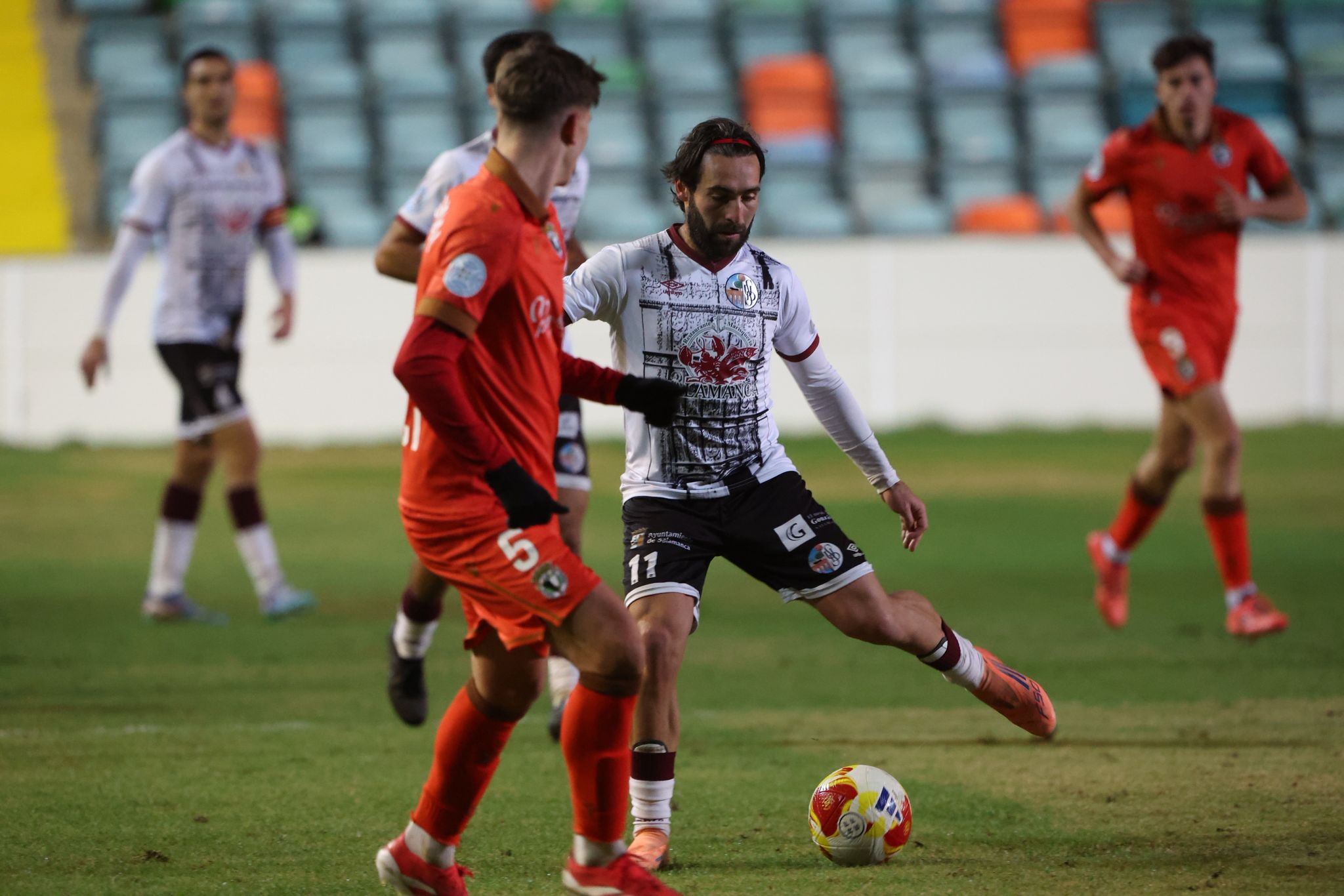El partido entre el Salamanca CF UDS y el Burgos B, en imágenes