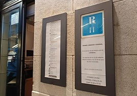 Carta de un restaurante todavía sin adaptar a la normativa.