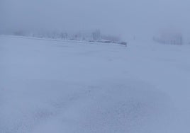 Nieve en La Covatilla de esta jornada de martes.