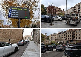 Colas, grúa y multas este puente en Salamanca: el lleno en los parkings del centro pone imposible aparcar