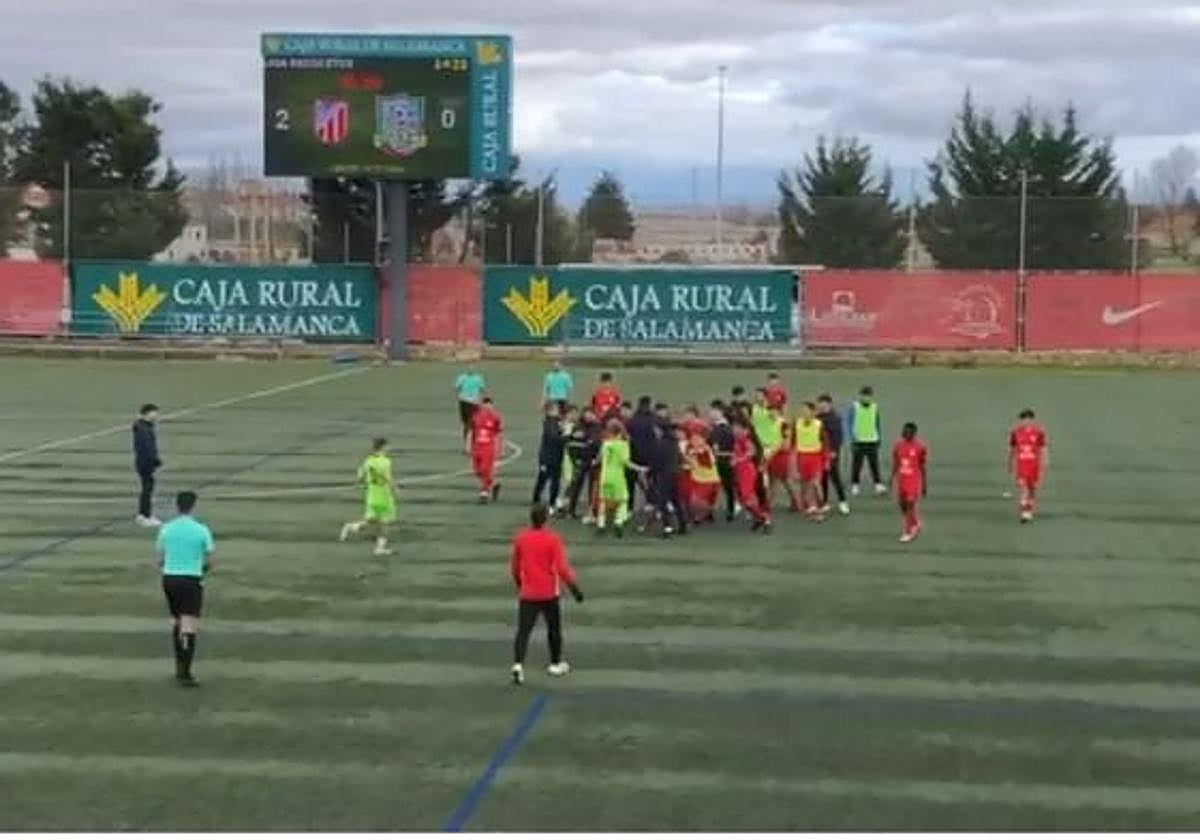 Imagen tomada de un vídeo del altercado.