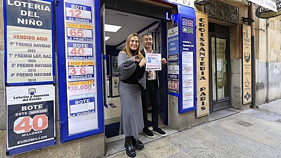 Las dos administraciones de Salamanca que celebran el tercer premio de la Lotería de Navidad
