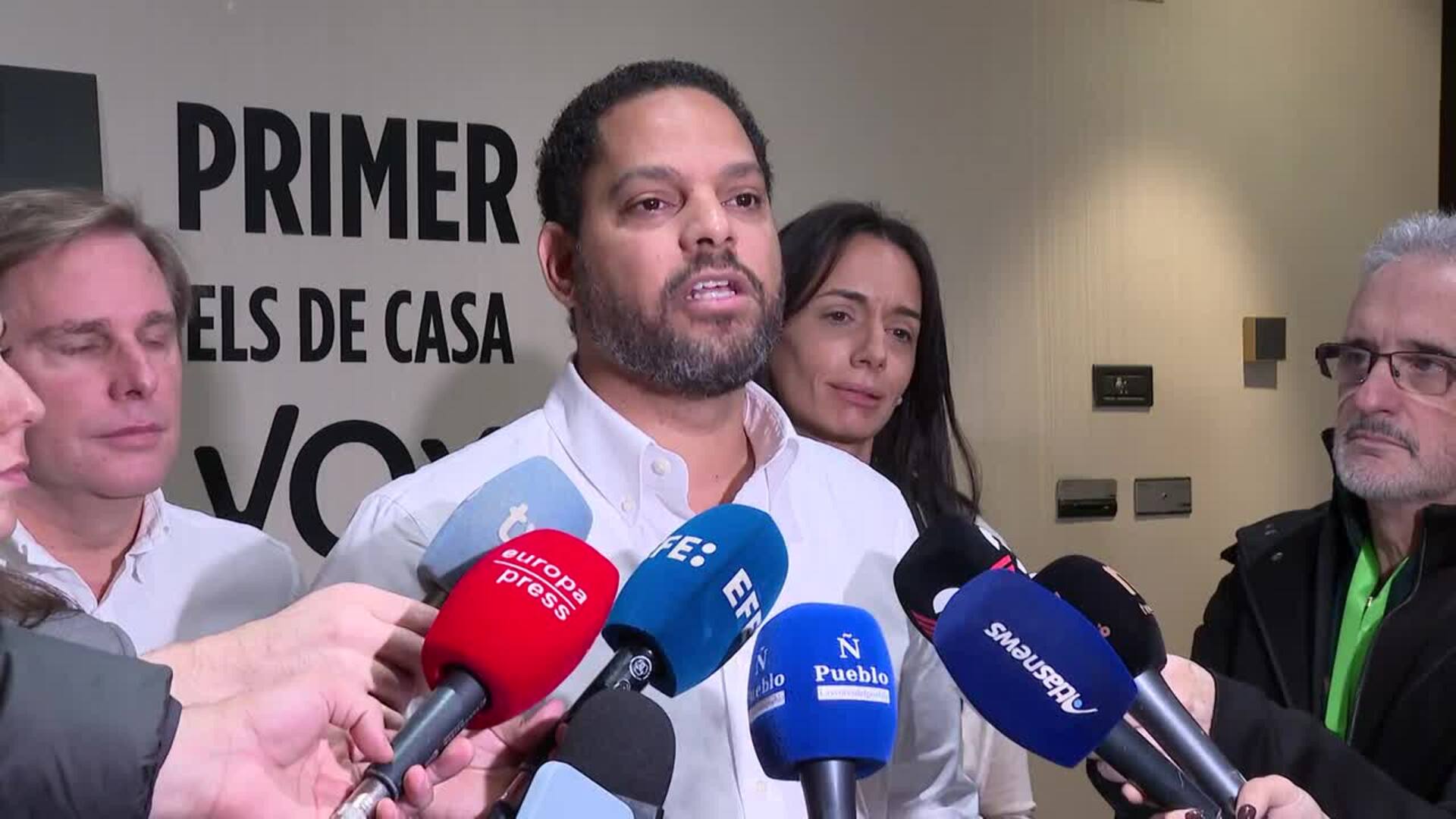 Ignacio Garriga (Vox) ve al PP dispuesto a 