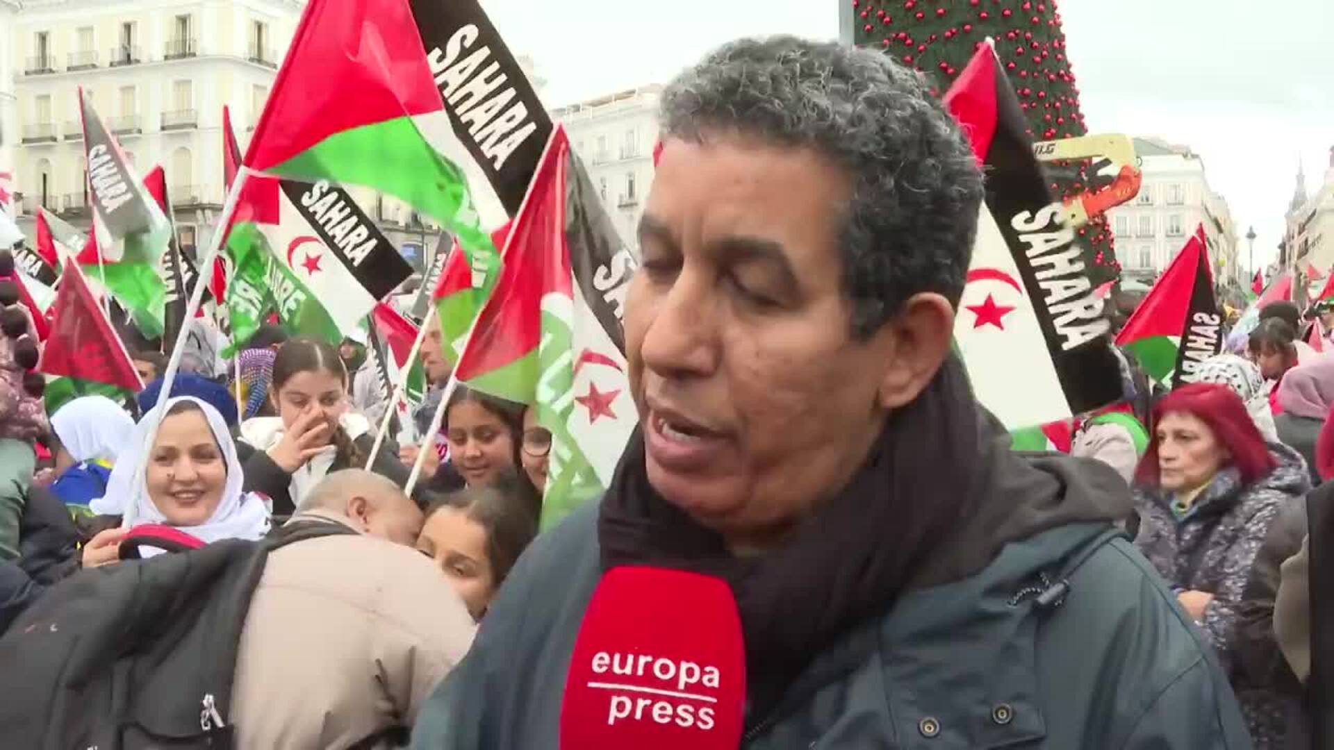 El Frente Polisario reclama el derecho a la autodeterminación del pueblo saharaui