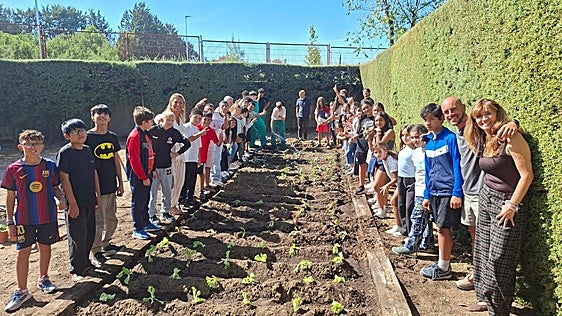 Más de 1.200 alumnos participan en un programa de educación ambiental a través de huertos escolares en Salamanca