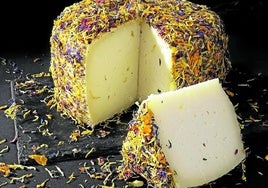 Der Käse, der den Wettbewerb gewonnen hat.