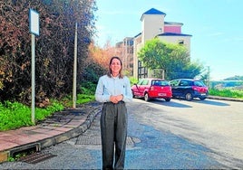 Torrox' Stadträtin Paola Moreno beim Besuch vor Ort.