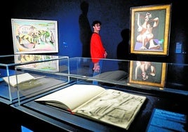 Ansicht der neuen Ausstellung im Museo Picassso.