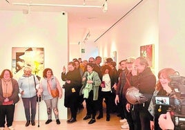 Bei der Eröffnung der Ausstellung am letzten Freitag im CAC.