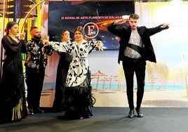 Flamenco-Aufführung während der Präsentationder Biennale in Madrid.
