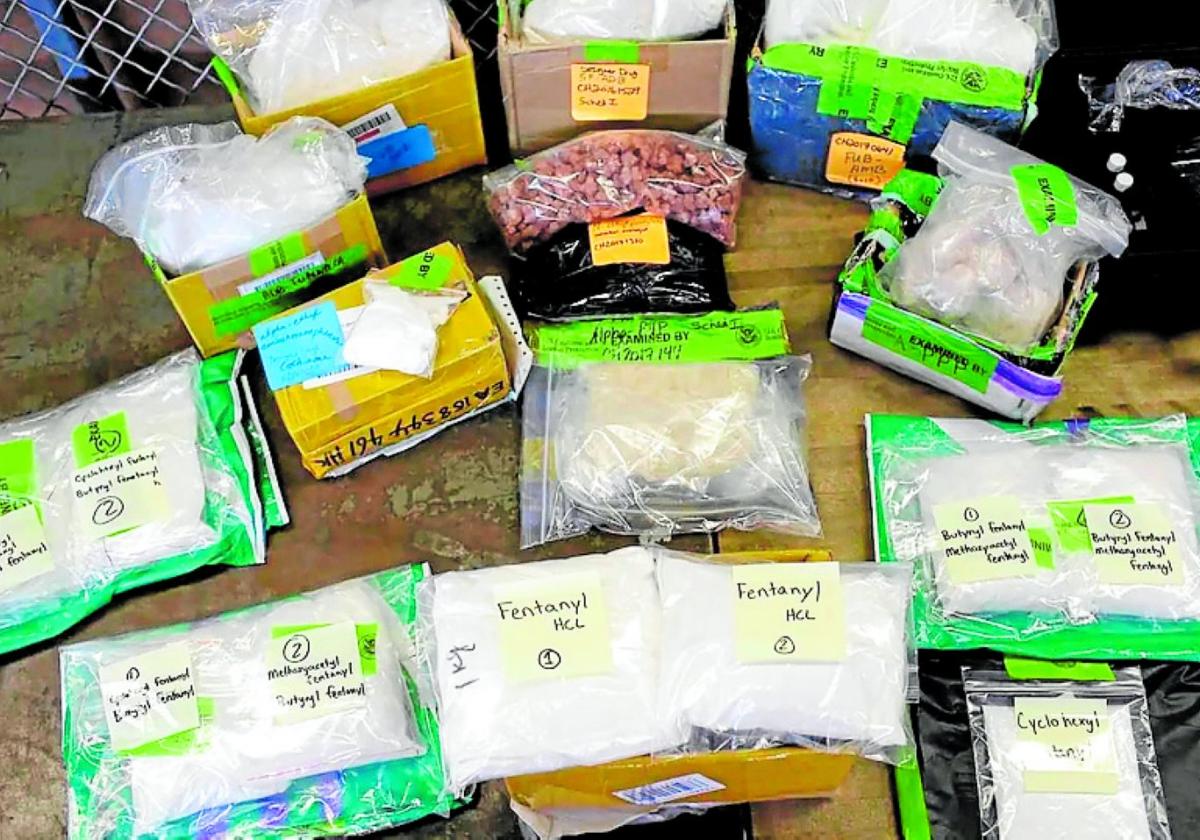 In Chicago beschlagnahmtes Fentanyl.