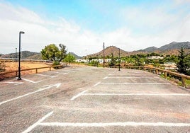 Neuer Parkplatz am westlichen Eingang von Maro.