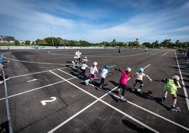 Málaga eröffnet seine erste Speedskating-Bahn