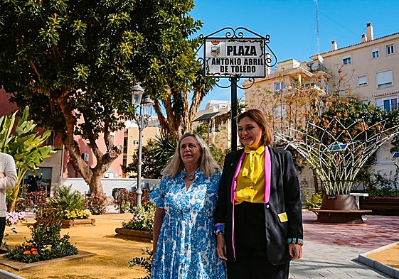 Adelina Abril und Margarita del Cid bei der Einweihung am Samstag.