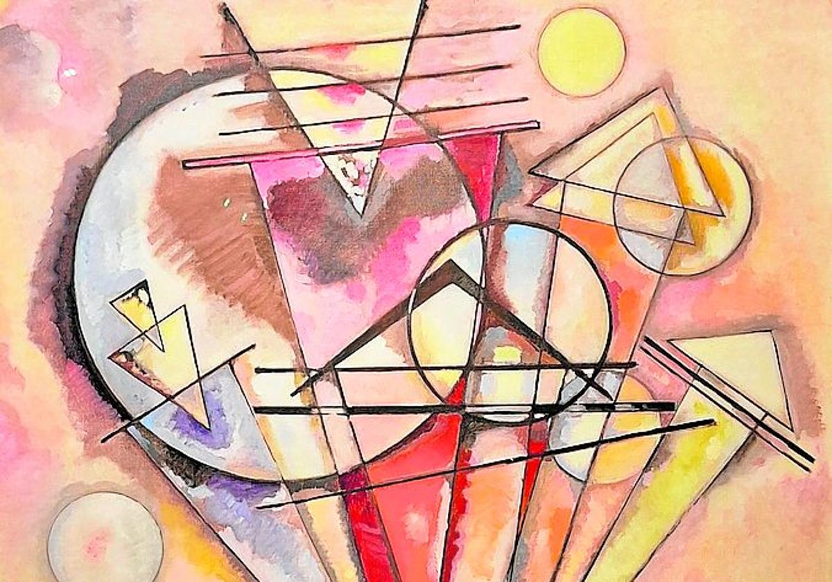 Augenblicklich ist eine Kandinsky-Ausstellung zu sehen.