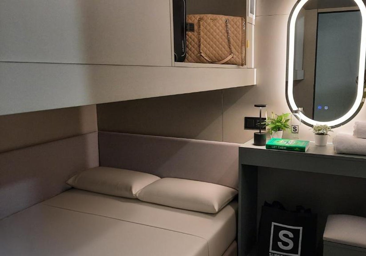 Kapselhotels im japanischen Stil in Málaga auf dem Vormarsch