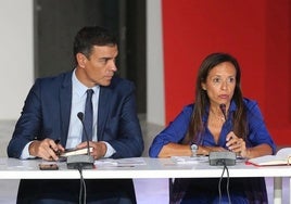 Pedro Sánchez und Beatriz Corredor