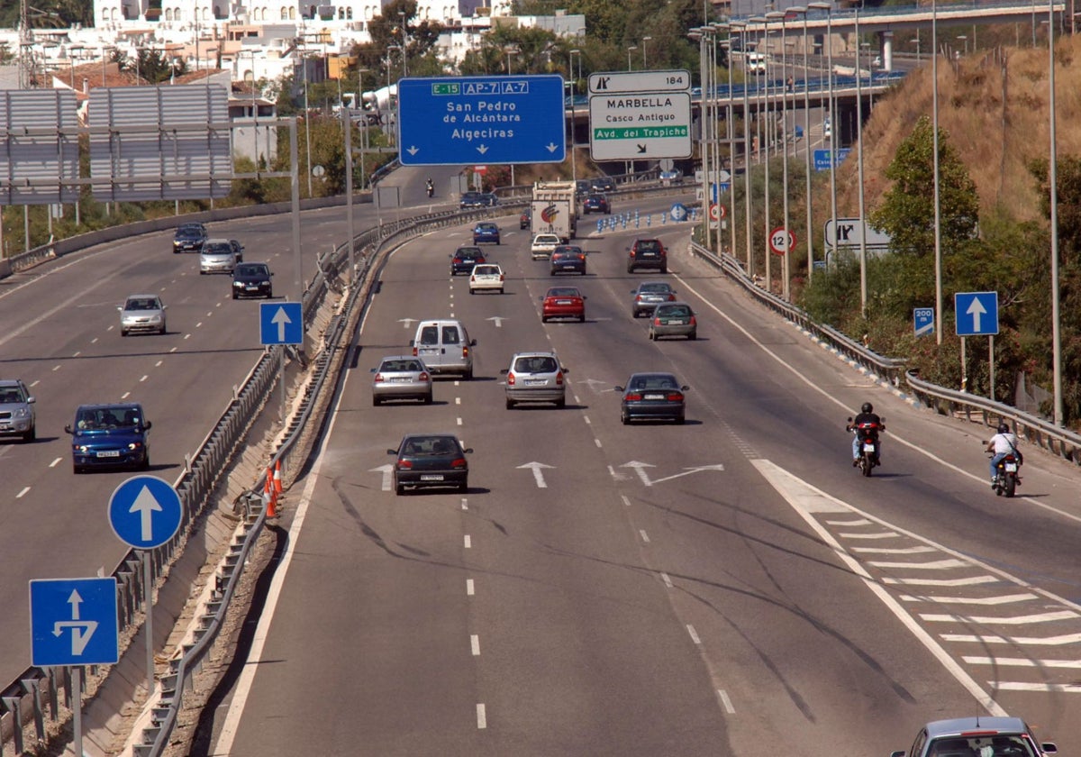 Die A-7 in Marbella