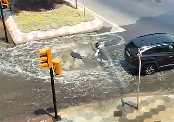 Zeitpunkt des Wasseraustritts.