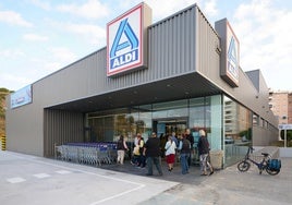 Die erst im November vergangenen Jahres eröffnete Aldi-Filiale in Torre del Mar.