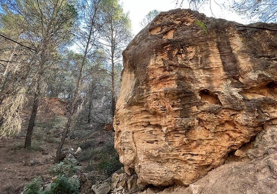 Die Höhle Las Suertes befindet sich in der Nähe der Cuesta del Romeral kurz vor Las Pedrizas.