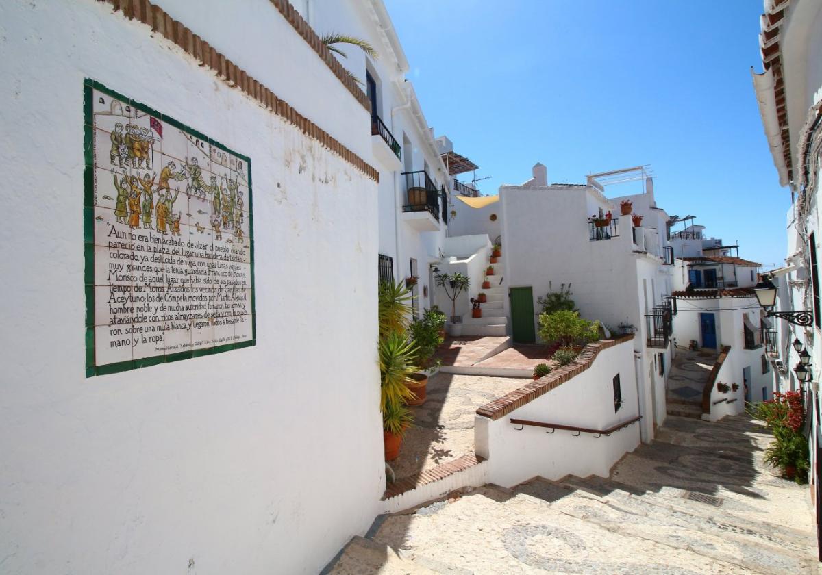 Frigiliana feiert ein Fest zu Ehren von San Antonio