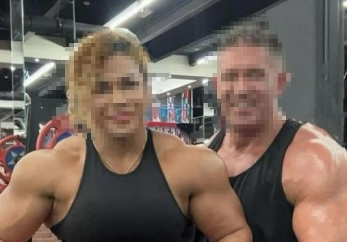 Zunilda und Jarred in einem Fitness-Studio.