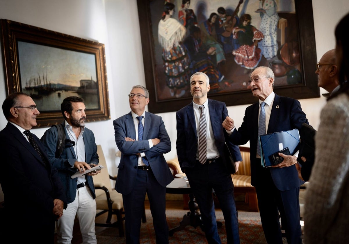 Foto von der Präsentation des Projekts.
