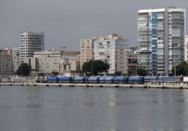 Der Hafen von Málaga.